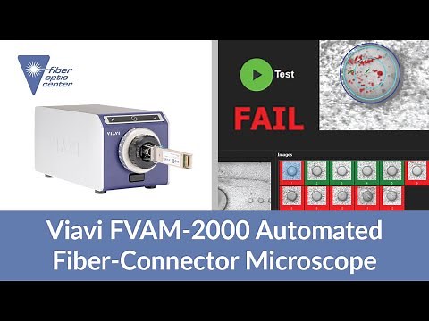 Viavi FVAM-2000 Multi-fiber Connector Inspection Microscope - Available from Fiber Optic Center