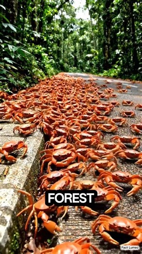 Millions of Red Crabs Take Over This Island 🦀😱