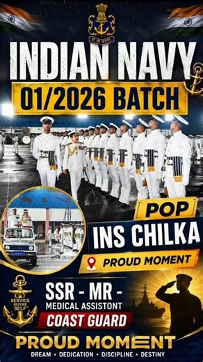 Ins Chilka ❤️🙏 Dream Place 🩷🫡 Indian Navy Training Centre, Odisha #motivation #shorts