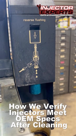 After ultrasonic cleaning, injectors still need the right next steps. We reverse flush them to remove debris properly, then flow test each injector using the correct chemicals and manufacturer specific pressure. This ensures the injectors meet OEM specs and perform reliably. Using cheap additives or brake cleaner can cause damage Process matters! Send your injectors in for professional cleaning and testing 419-619-6650 https://www.injectorexperts.com | InjectorExperts