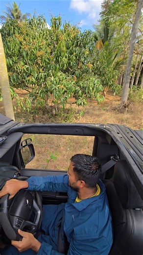 Mahindra Thar hard top removed #pkwithbikes #mahindrathar #farmerlife #villagelife