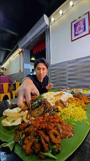 Ultimate Indian Banana Leaf Curry Challenge! #foodchallenge