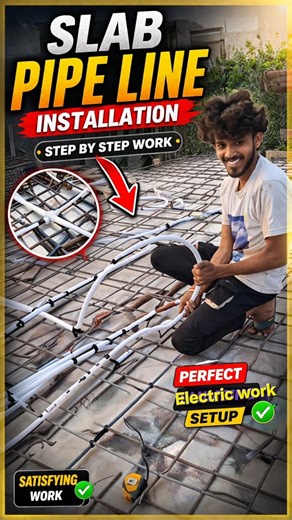 100% Perfect Slab Pipe Fitting | Full Process Explained