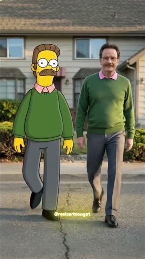 The Simpsons in real life. #thesimpsons #viral