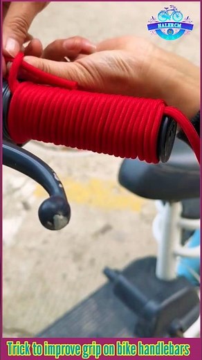 Trick to improve grip on bike handlebars #shorts #halercm