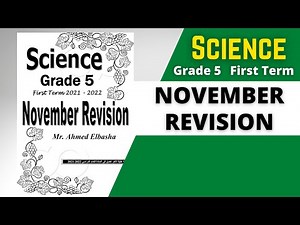 SCIENCE | Grade 5 | November Revision 2021