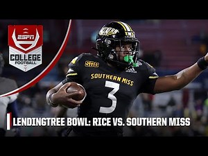 LendingTree Bowl: Rice Owls vs. Southern Miss Golden Eagles | Full Game Highlights
