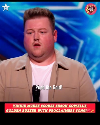 Vinnie McKee Scores Simon Cowell's Golden Buzzer With Proclaimers Song! ❤ #sing #Amazing #performance #fb | Afro Music Love