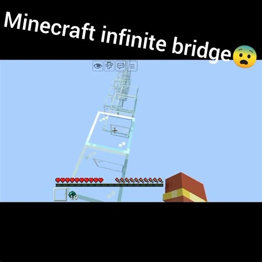 INFINITE Ghost Bridge Command! 😱 #Shorts#minecraft