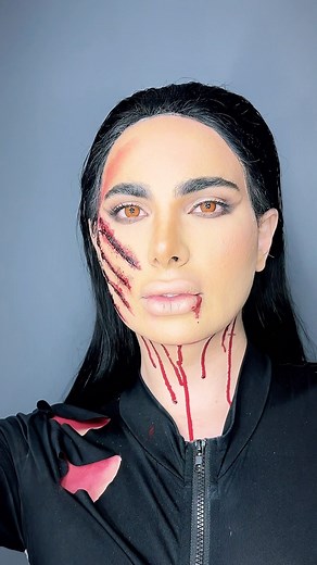 AlHassan Abdallat on Instagram: "Only a true wolf will fall in love with the moon 🐺🌖 Werewolf - Halloween2022 Hair @wadihatallahofficial @lorocapelli Makeup @makeupbyrashed Lences @dimaalborini Bodysuit Custom-made @skims I would like to thank every single person that worked so hard on that look that took a full-daytime to make it look amazingly professional! I had the chance to work with the best glam team."