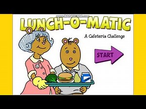 Complete Online Gameplay: Arthur - Lunch-O-Matic (PBS Kids Website)