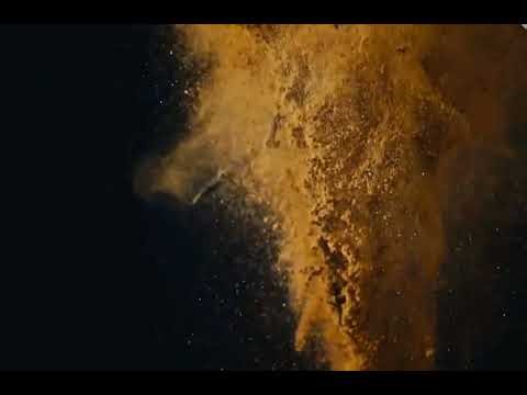 Spices blast in slow motion beautiful