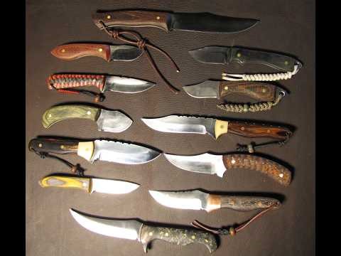 Knife talk shapes, sizes, blade shapes, handle material/shapes that we do here at ravenridgeknives