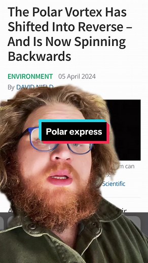 #greenscreen the #polarvortex is going backwards
