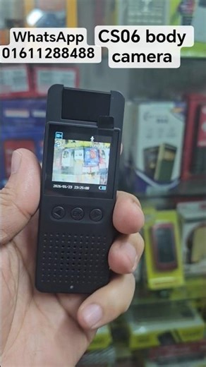 CS06 wifi Body Camera #foryou #camera #shorts #bodycamera #trending #gadgets