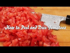 How to Peel and Dice Tomatoes