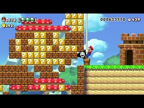 Super Mario Maker - 100 Mario Challenge #220 (Expert Difficulty)
