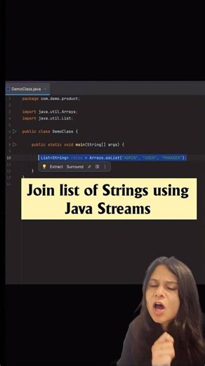 Join List of Strings Using Java Streams | Collectors.joining()