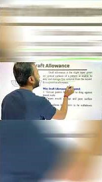 Pattern Allowances Explained in 60 Seconds | Casting Basics