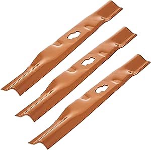 Low Lift Blade S-Shaped Hole Compatible with CUB Cadet 742P05094-L 17.271", Enduro XT1-LT50 Ultima ZT1-50 ZT2-50 - 3 Pack
