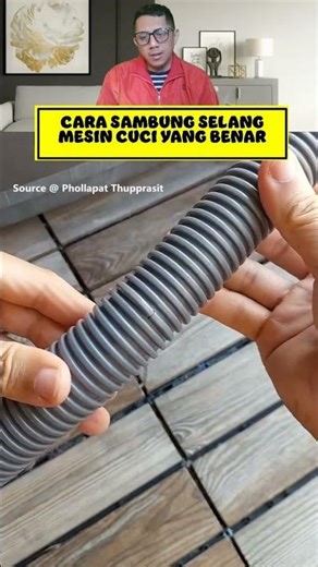 How to fix a broken washing machine hose #tutorial #fyp #shortvideo #reaction