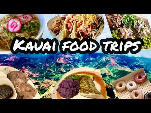 🇺🇸Kauai food trip around the island #hawaii #food #kauai
