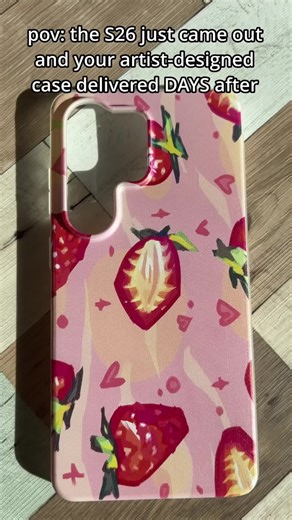 You'll always be ahead of new tech with Redbubble #newphonecase #s26