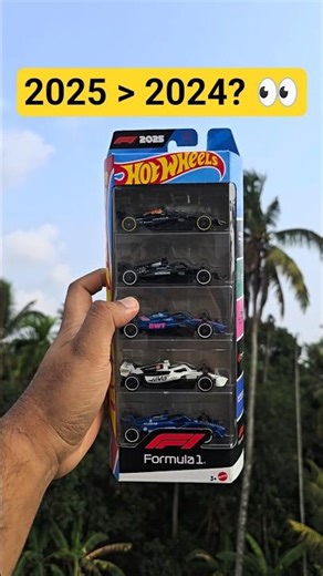 Hot Wheels Formula 1 2025 5-Pack 🔥 Better Than 2024 Set? 👀 #shorts