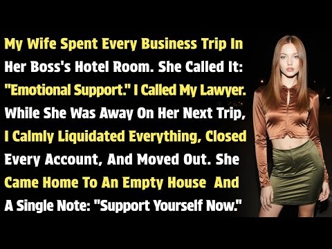 My Wife Spent Every Business Trip In Her Boss's Hotel Room. She Called It: "Emotional Support...