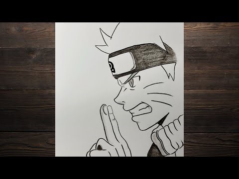 How to Draw Naruto doing Jutsu ( Step -by - Step Anime Tutorial)