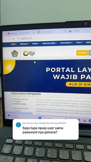 Solution for Forgotten NPWP, Username and Password DJP Online Coretax
