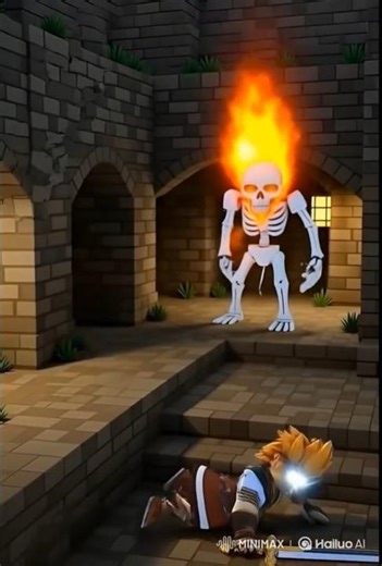 Elric Skeleton Boss Fight | Rising From the Ashes ⚔️ Minecraft Animation Part 2 #minecraftbossfight