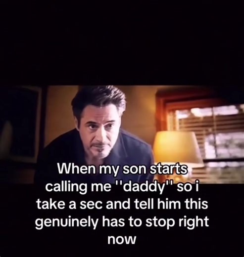 Cut it out lil bro #real #memes #giftok #tonystark #notroundherepartner