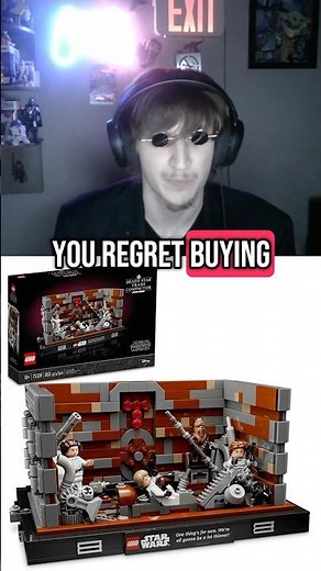 What do you think about the LEGO Star Wars trash compactor diorama? #shorts