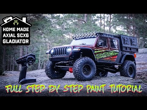 WORLDS BIGGEST AXIAL! SCX6 Gladiator Paint & Reveal
