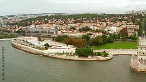 Torre de Belem/Belem Tower, Lisboa, Portugal - one of the most famous attractions of Portugal