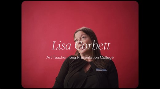 Meet The West Australian Pulse artist Mary Berry and her teacher, Lisa Corbett. The West Australian Pulse 2025 is now showing at @artgallerywa More info via https://artgallery.wa.gov.au/whats-on/exhibitions/the-west-australian-pulse-2025/ 🎥 by @vam_media The West Australian Pulse 2025 is brought to you by AGWA, The West Australian, JCDecaux, Nova937 and the Department of Education WA. Mary Berry. Just another girl on a red carpet (2024), 2024. Oil on canvas, found objects, wood, lino print on p