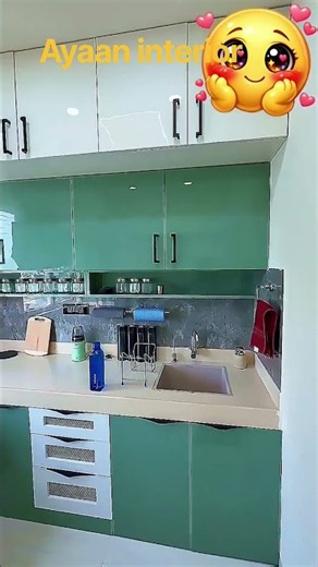 Modern Sage Green Modular Kitchen Tour! 💚✨