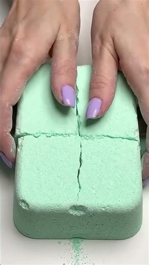 ASMR Baking Soda Pastel 💖 Satisfying Crunchy & Soft Sounds 🤯 #shorts