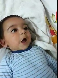 so cute baby slapped by mom