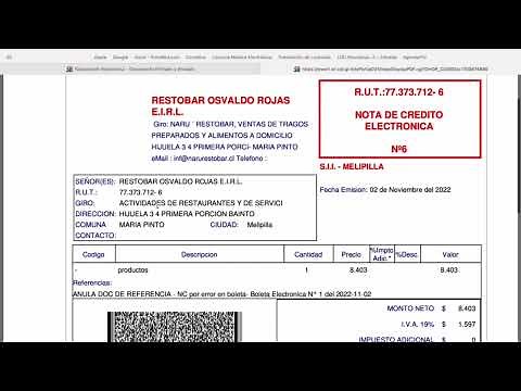 Nota de créditos y nota de debito