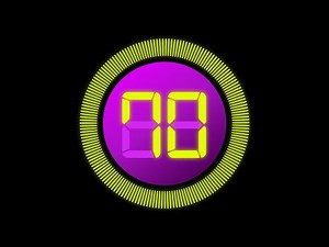70 Second Countdown Timer with clock Ticking sound & Finish alarm beep #timer #clock #countdown