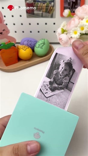 Phomemo M02 mini sticker printer 🎁Gift for kids, girls and crafting lovers! #phomemo #diymagnets