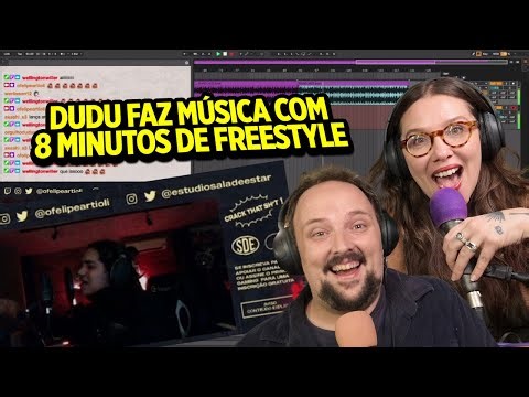 Dudu faz música com 8 minutos de freestyle - SDE Cut - CASAL REACT