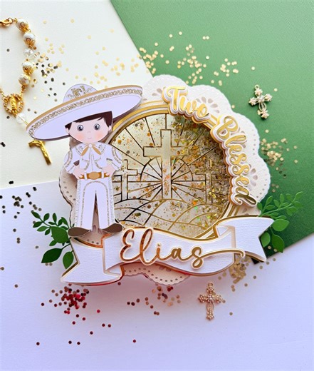 First Communion Cake Topper With LED Lights | Personalized Baptism Cake Topper | Mi Primera Comunión Decor | Custom Name Religious Cake Topp - Etsy