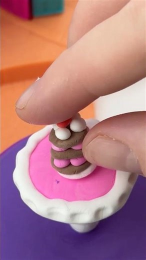 Make with me milles feuilles 🍂 miniatures desserts | #shortsfeed #miniature #craftideas #diycrafts