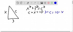 An Ancient Chinese Problem This problem is taken from a Chinese mathematics textbook called Chui-chang suan-shu, or Nine Chapters on the Mathematical Art, which was written about 250 B.c. A 10 -ft-long stem of bamboo is broken in such a way that its tip touches the ground 3 ft from the base of the stem, as shown in the figure. What is the height of the break? [Hint: Use the Pythagorean Theorem.] | Numerade