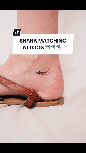 Shark Matching Tattoos Ideas for Couples | Rydel ReiB Tattoo