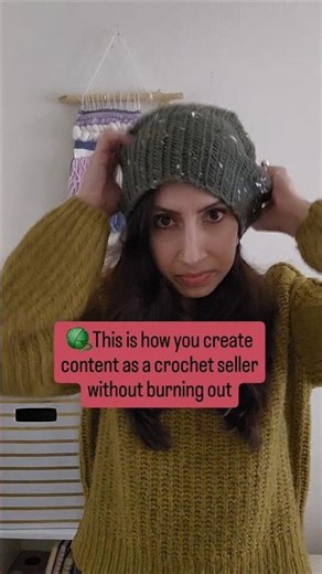 3 tips to create content for your crochet business without burn out