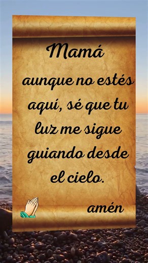 MAMÁ TE EXTRAÑO MUCHO.